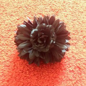 vintage 80s NWOT floral hair claw clip
